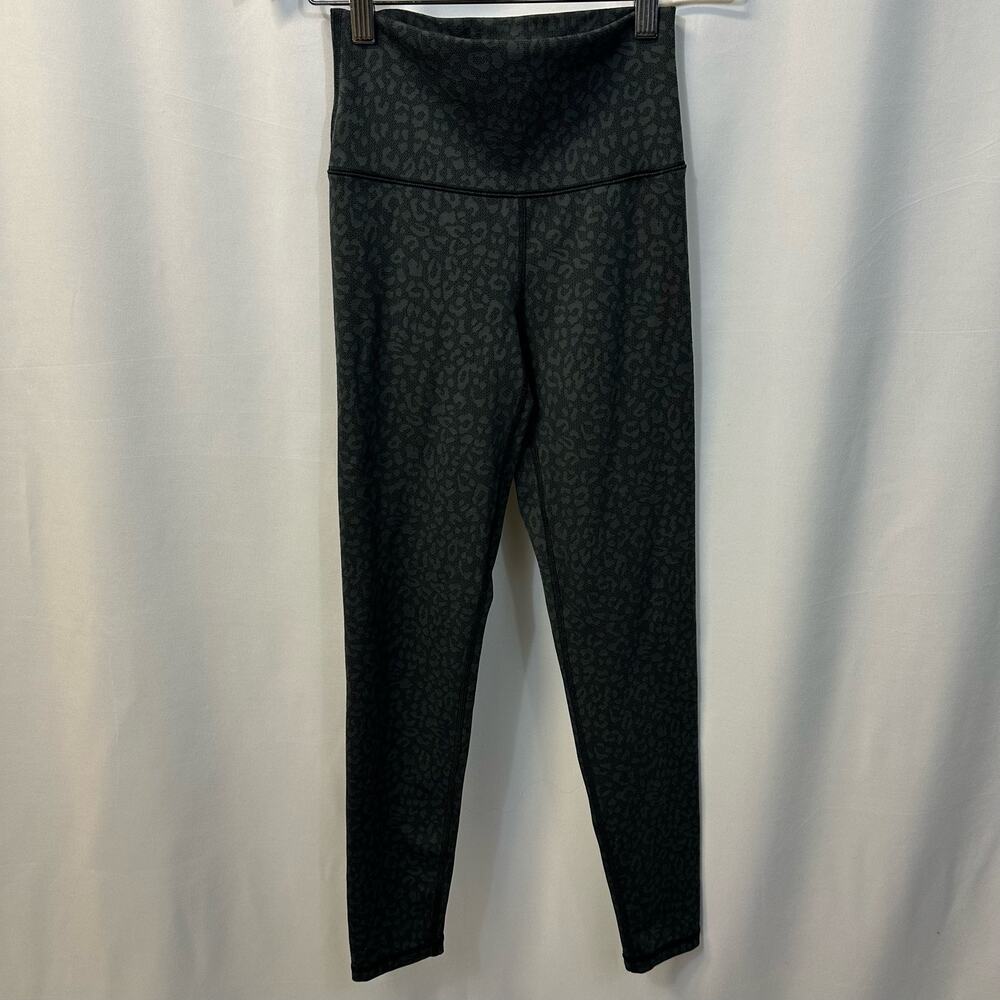 Offline by Aerie 7/8 Leggings High Rise Animal Print Black Gray Small